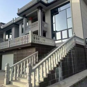 黑河 芝麻白别墅阳台栏杆，楼梯栏杆