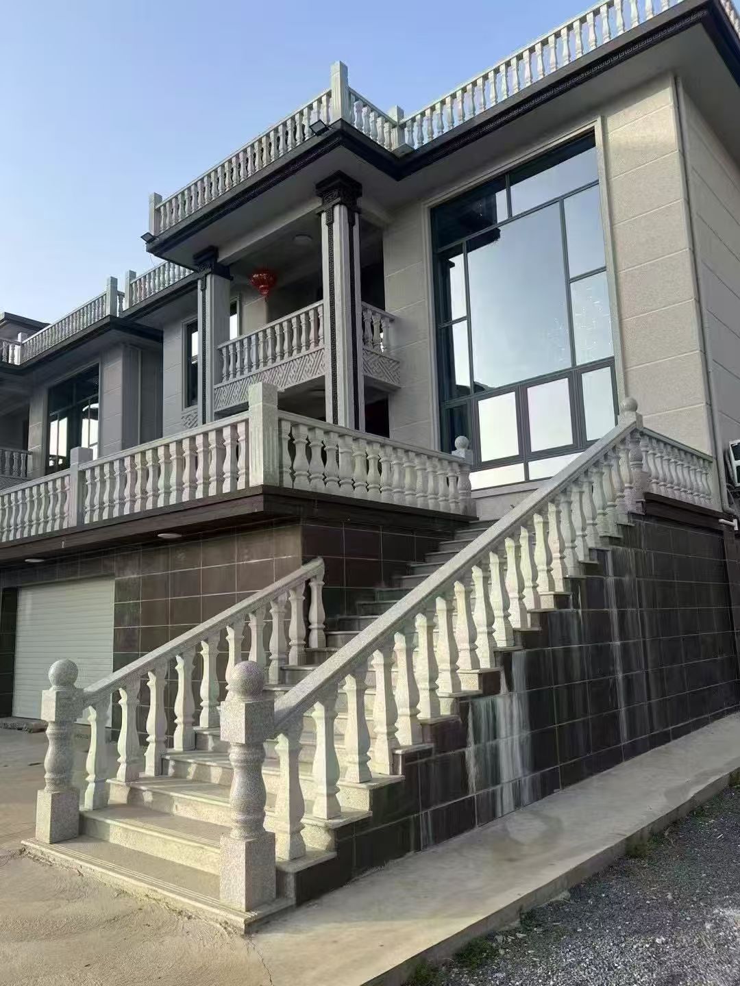 黑河 芝麻白别墅阳台栏杆，楼梯栏杆