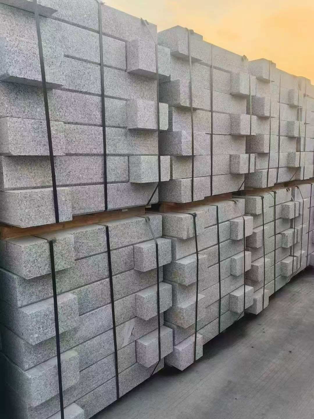 黑河 芝麻白路沿石