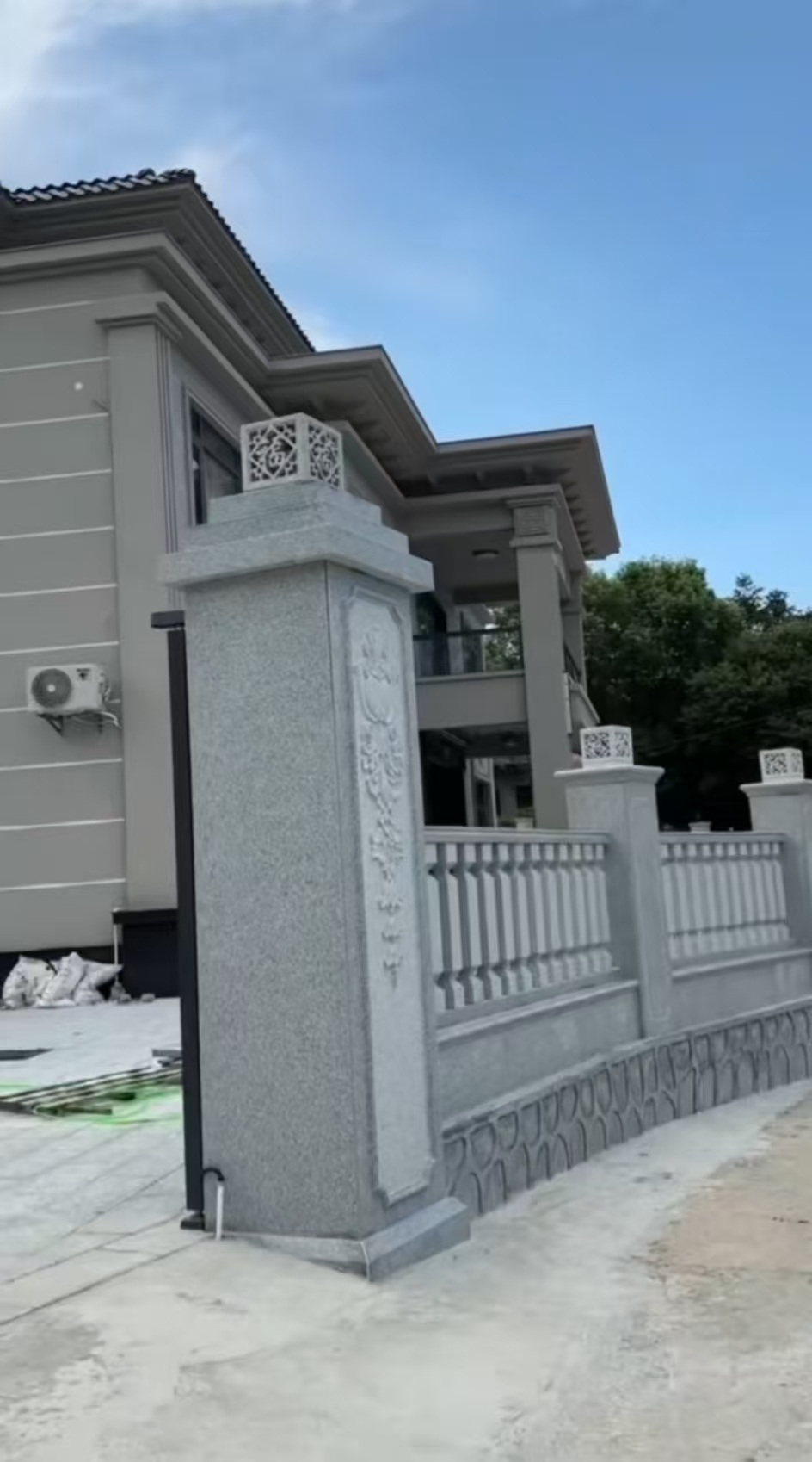 黑河 芝麻白别墅围墙栏杆，私人订制