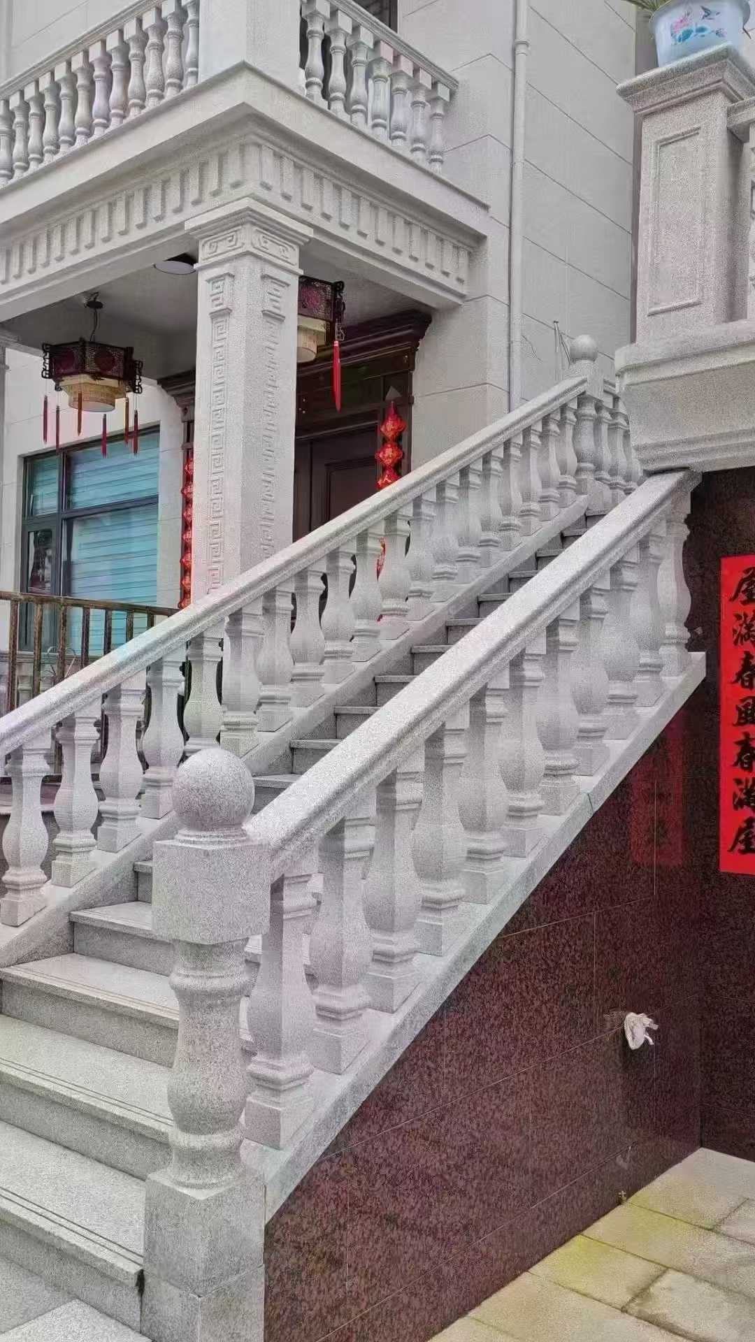 黑河 天然石材 阳台庭院护栏、栏杆