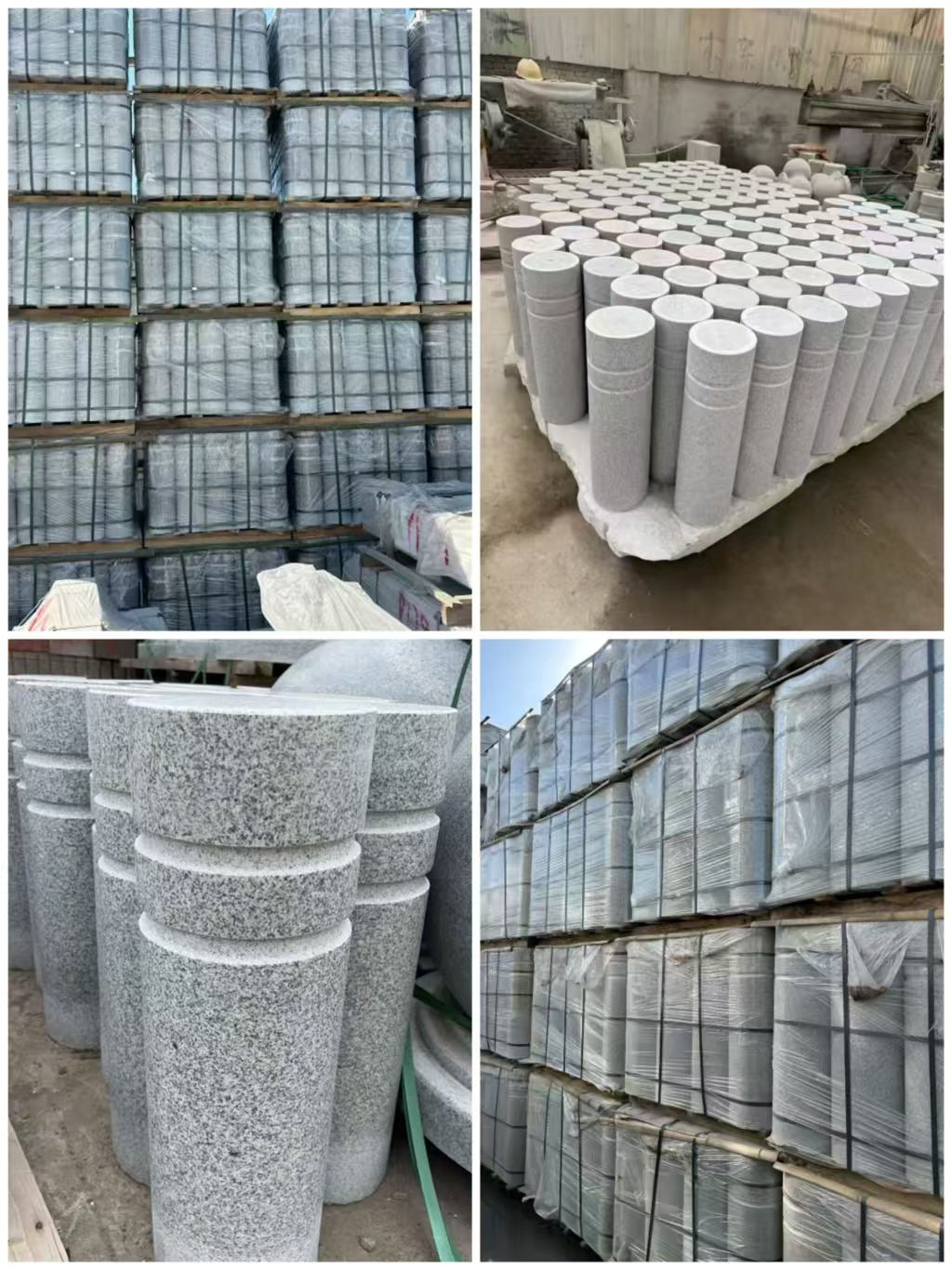 黑河 芝麻白花岗岩挡车柱、隔离柱多少钱