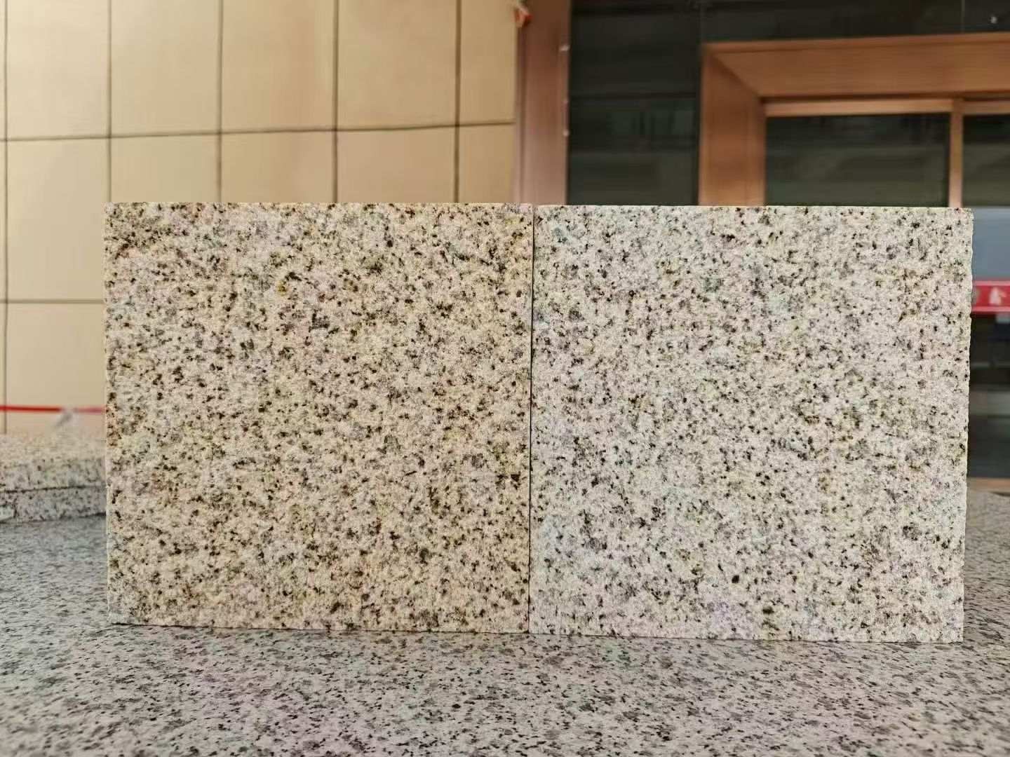 黑河 黄金麻荔枝面，中黄与浅黄