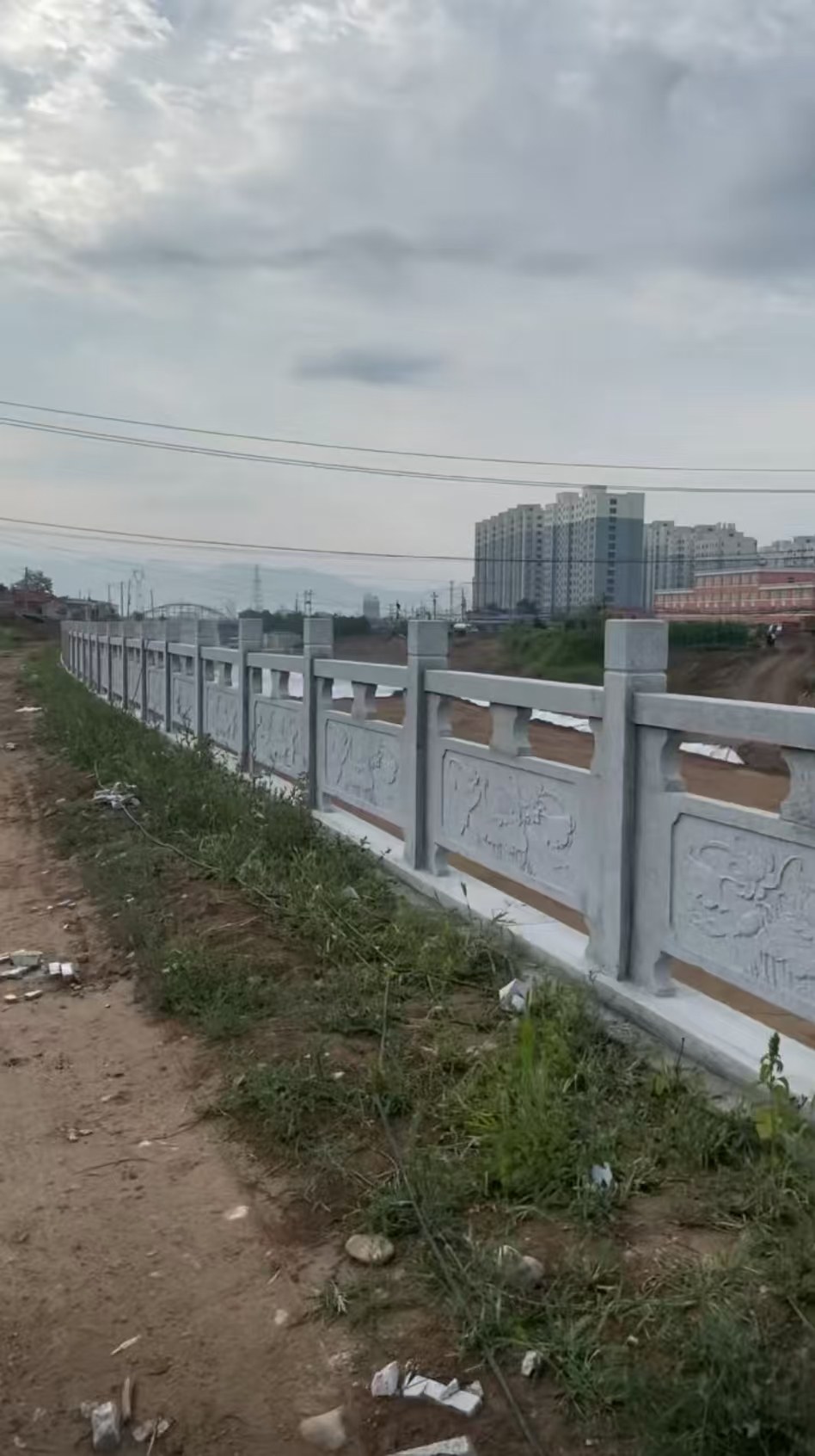 黑河 石材河道栏杆