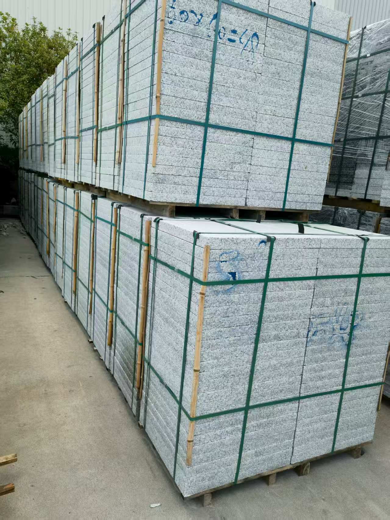 黑河 大花芙蓉白火烧成品，市政园林广场地铺石